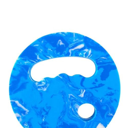 Menolana Water Exercise Discs Pool Resistance, Swim Discs Lightweight Buoyancy EVA Foam Aerobic Equipment for Water Workout Beach Pool - color: Blue White