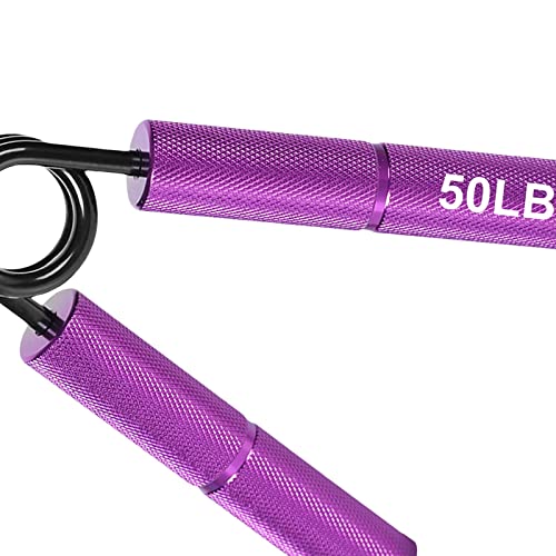 Adjustable Grip Strengthener for Enhanced Hand and Arm Training - Maximize Your Strength - color: Violet 50lb