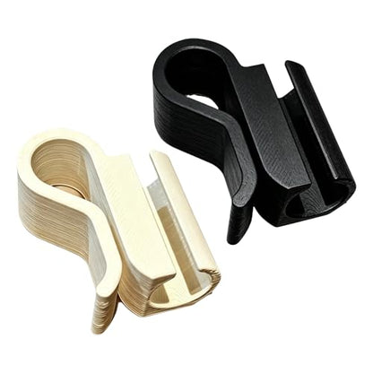 Fish Tanks Hose Holder for 12Mm/16Mm Aquarium Water Changing Tube Stable Clip Prevents Slipping Spilling - color: White