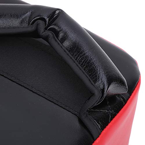 HERCHR Boxing Strike Pads, PU Sponge Punching Pad Shock Proof Strike Shield Foot Target Practice Training Pads Equipment for Taekwondo Karate Kick Punching(red)