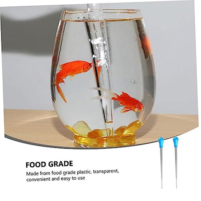 Veemoon 2pcs Calibrated Plastic Pipette Droppers for Accurate Liquid Measurement for Kitchen Fish Tanks and Experiments Lightweight and Easy to Use