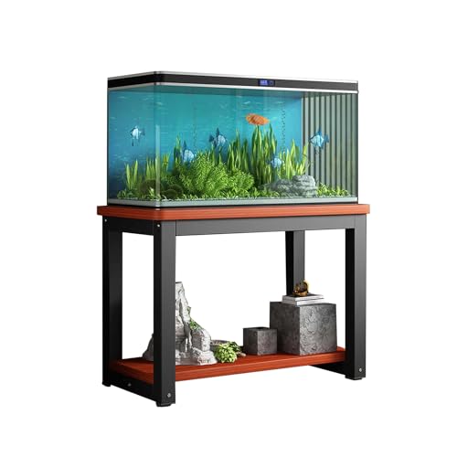 Fish Tank Stand,Fish Tank Stand with Non-Slip Foot Mats, Black Aquarium Cabinet for Living Room, Reptile Tank Table, Durable Fish Tank Furniture, 90x45cm (35.4"x17.7") - color: C, size: 90x45cm(35 3/8"x17 3/4")