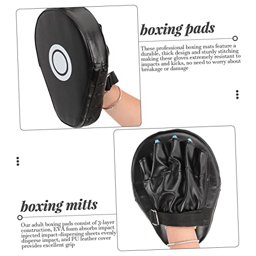 GALPADA 2Pcs Padded Strike Shield for Boxing Training Hand Target for Punching Practice Durable Suitable for Kickboxing MMA and Martial Arts