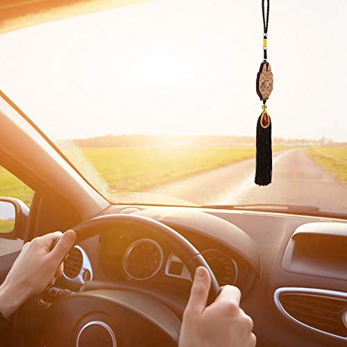Islamic Car Ornaments, Exquisite Workmanship, Beautiful Decoration, Made of Imitation Wood, Great Muslim Gifts for Ramadan, Eid, Birthday, Hanging Pendants (140245) - size: 140245