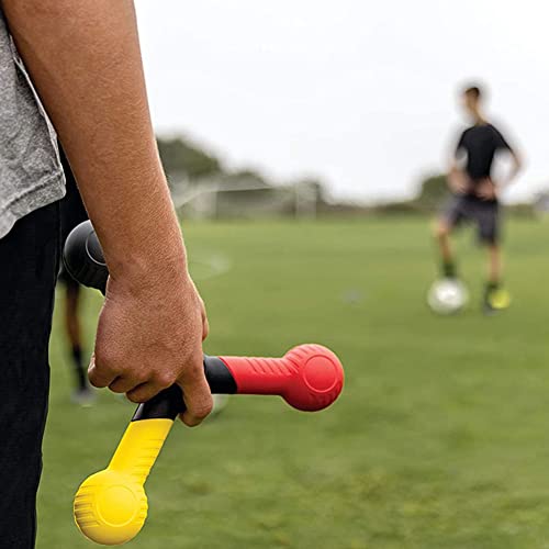 2Pcs Reflex Training Tossing Stick Improving Reaction Speed Trainer Hand-Eye Coordination Baseball for Pre-Game Warm-Ups