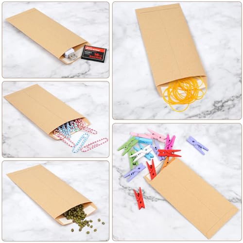 Joyberg 120 PCS Money Envelopes, 6.5"x3.2" Small Cash Envelopes Self-Adhesive for Saving Challenge, Coin, Check, Budget, Small Item Organizer (Pack of 2) - size: 6.5"x 3.2" (Pack of 2)