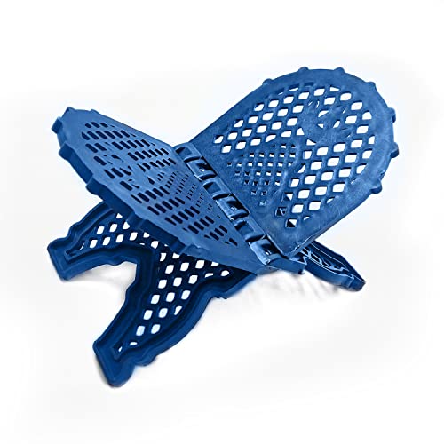 Rahel Holy Book Stand for Pooja puja Gita Quran Bible Stand Holder. Folding Religious Plastic Prayer Wooden Book (Large, Blue) - color: Blue