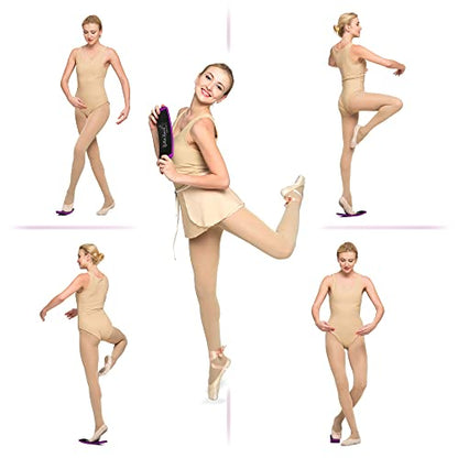 Ballet Turning Spin Board for Dance and Figure Skating. Portable Training Equipment for Dance. Make Your Turns, Pirouette and Balance Better. - color: Pink with carry bag