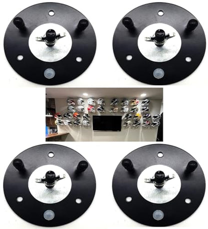 Full Size Football Helmet Wall Mount Brackets Display Case Hovering Floating Sports Memorabilia