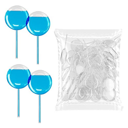 [Ball Style] Vabiooth 50Pcs 4mL Cupcakes Disposable Plastic Transfer Pipettes Liquid Dropper for Chocolate or Strawberries Cupcakes, Ice Cream, Mini Cakes, Waffles, Children's Painting - size: 50pcs, style: Ball Style