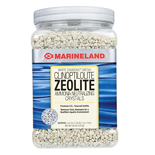 Marineland White Diamond 50 Ounces, Removes Toxic Ammonia, Aquarium Filter Media - size: 50-Ounce