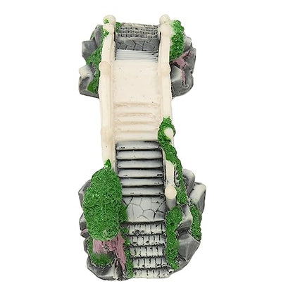 Aquarium Arch Bridge Decoration Hand Craft Resin Landscaping for Fish Tank Ornaments Suitable Aquariums Fountains