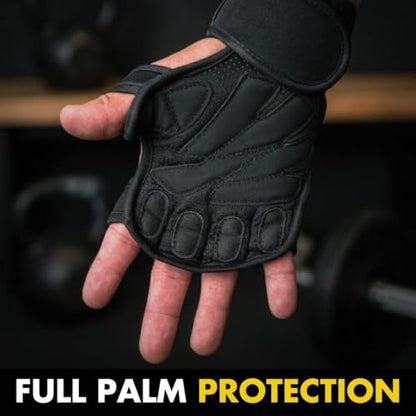 Fit Active Sports New Ventilated Weight Lifting Workout Gloves with Built-in Wrist Wraps for Men and Women - Great for Gym Fitness, Cross Training, Hand Support & Weightlifting. - size: X-Small