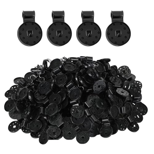 100-Pack Shade Cloth Clips, Lock Grip, Heavy Duty Tarp Clips, UV-Resistant Canopy Fasteners, Non-Slip Grip For Netting/Greenhouse, Windproof Sunshade Clamps - size: Small 7.2*2.8cm