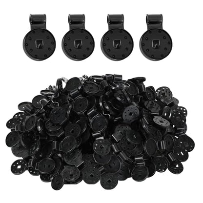 100-Pack Shade Cloth Clips, Lock Grip, Heavy Duty Tarp Clips, UV-Resistant Canopy Fasteners, Non-Slip Grip For Netting/Greenhouse, Windproof Sunshade Clamps - size: Small 7.2*2.8cm