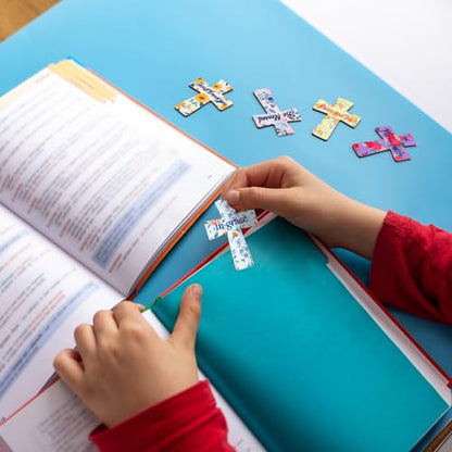 48 Pcs Magnetic Bookmarks Christian Bookmarks Bible Verses Book Markers Religious Magnetic Page Clips for Women Student Mother's Day Reading Gifts School Supplies