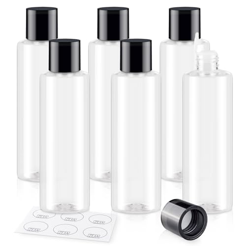 200ML Travel Size Toiletries, 6 Pack Clear Travel Size Containers - color: Clear, size: 200ml(6pcs)