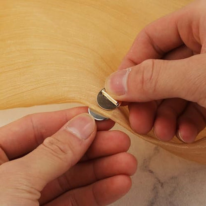 6pcs Mini Brooch Converter, Magnetic Pin Converter Almost Invisible and Harm Free Metal Backs for Thin Fabric (3 Gold and 3 Silver)