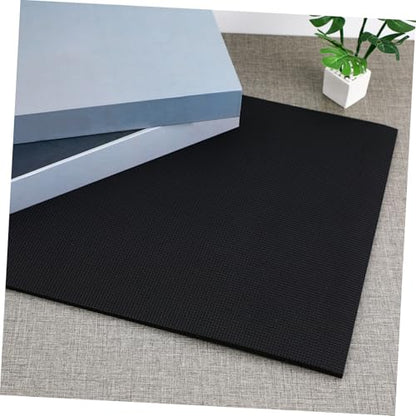 Fish Tank Pad Aquascaping Fish Tank Base Mat Fish Tank Bottom Mat Under Tray Water Tank Small Fish Tank Kit Aquarium Mat Air Valve Aquarium Fishtank Bandejas para Comida Black Foam