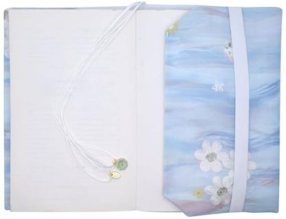 BLBMH 5x8 Book Cover | Handmade Non-Stretch Fabric Sleeve with Bookmark | for Paperback Bible Journal | Privacy Reading Gift for Women - Flower B - color: Flower B