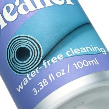 Yoga Mat Cleaner Cleaning Stain Removal Solution | 100ml Gym Equipment Mat Cleaner for Blocks Rollers Fitness Gear Indoor Home Travel Daily Exercise Pilates Workout