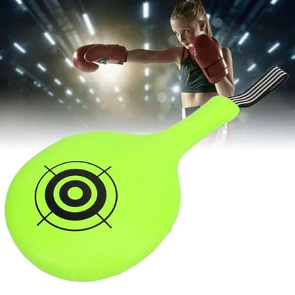 JTLB Taekwondo Kick Pads, Striking Target Paddles, TKD Karate Martial Arts Strike Targets, Kickboxing Training Equipment Sparring Gear for Kids Youth Adult (Fluorescent Green) - color: Fluorescent Green