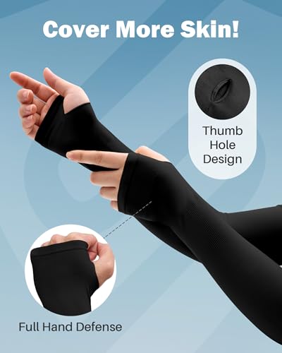Arm Sleeves for Men Women UV Sun Protection Compression Arm Warmer Tattoo Cover Up, Sports Golf Cooling Sleeves - color: 3 Pairs_black*1+white*1+grey*1