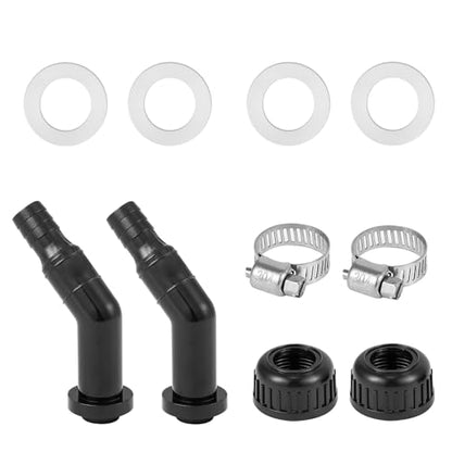 Aquarium Chiller Fitting Kit, Water Hose Connector Accessories | One Set (1 Set)