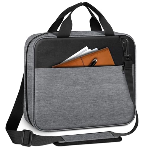 FINPAC Large Bible Cover for Men, Carrying Bible Bag Church Book Case - color: Gray