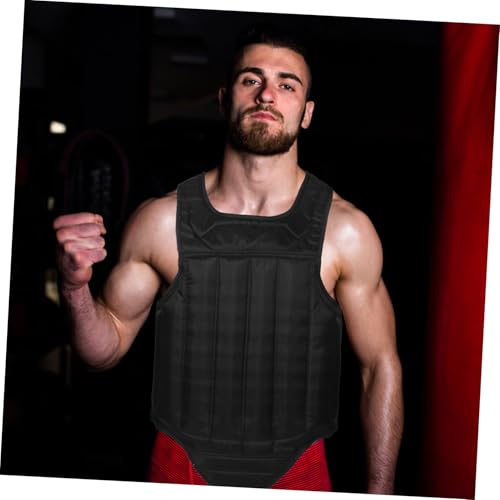 GALPADA Professional Boxing Chest Guard Breathable Protector for Training and Sparring Ergonomic Design Full Chest for Adults Combat Gear