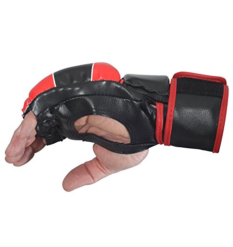 Combat Sports Pro Style Grappling MMA Gloves - color: Black, size: Youth Medium