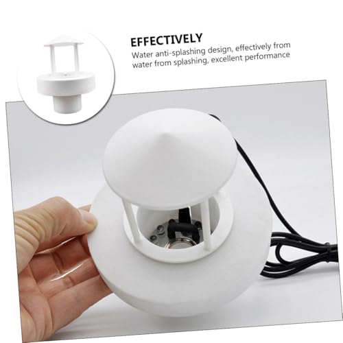 Replacement Humidifier Splash Guard for Rockery Mist Maker White Abs Plastic Float Splash Guard for Pond and Aquarium Humidifier for DIY Mist Maker 1 Box
