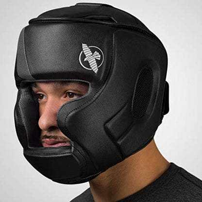 Hayabusa T3 Adjustable MMA Headgear - color: Black, size: Medium