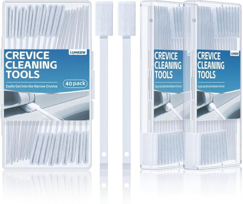 Lumkew 60Pcs Crevice Cleaning Tools, Disposable Toilet Brush for Narrow Gap | Small Cleaning Brushes for Small Spaces, For Bathroom, Kitchen, Household - size: 60pcs