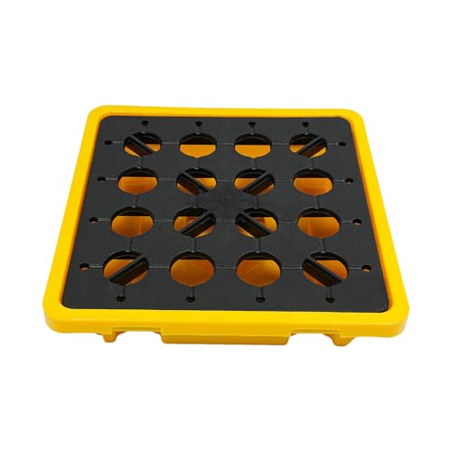 1-Drum Spill Containment Platform, HDPE Leak Containment Tray Tray, 2200lb
