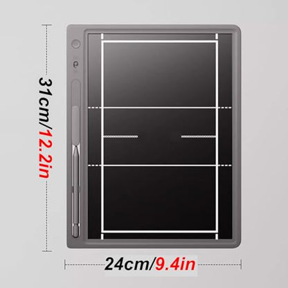 LCD Volleyball Coaching Board, Electronic Volleyball Tactical Board, with Induction Pen, One-Click Clear or Lock, for Daily Training