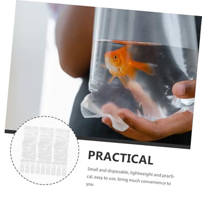 Garneck 50Pcs Leak-proof Plastic Fish Transport Bags for Live Fish Shipping Creative Oxygen Bags for Aquarium Use Heavy-Duty Packing for Safe