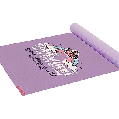 Antsy Pants Yoga Mat for Stretching and Yoga - color: Rainbow