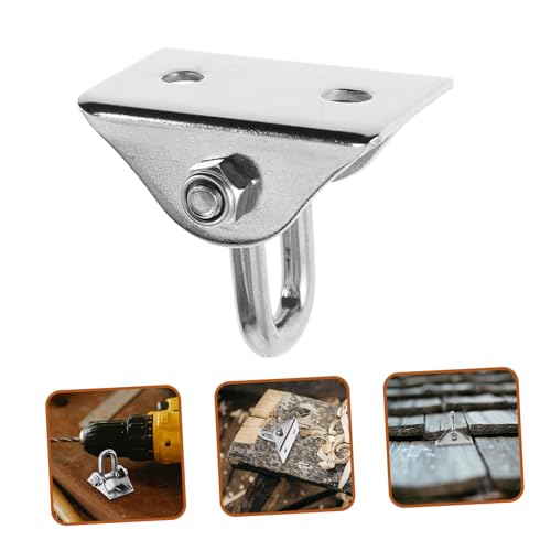 Swing Hangers Set Heavy Duty Stainless Steel Swivel Hook for Hammock Chairs Punching Bags and Rotating Ceiling Mount Easy Installation Support Bracket for Secure Hanging
