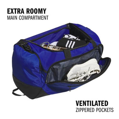 adidas Defender 5 Duffel Bag for Sports, Gym and Travel, Team Royal Blue, OSFA - color: Team Royal Blue, style: Medium (59l)