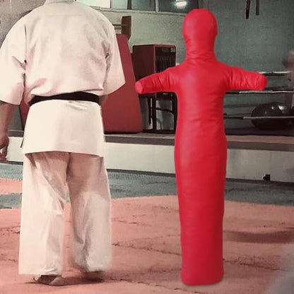 Unfilled Practice Dummy for Karate, Sanda, MMA, 150cm (59 inch) PU Boxing Training Mannequin