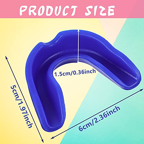 BBTO 20 Pcs Football Mouthguards Bulk - Youth & Adult Mouth Guard No Boil Mouthpiece Adult Youth Soft Mouth Guard for Lacrosse Basketball Hockey Wrestling - color: Bright, size: L