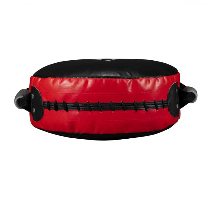 TITLE Boxing Classic Round Punch Shield 2.0, Red/Black - Punch Shield, Target, Coaching Tool, Muay Thai Pad