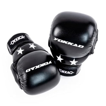 YOKKAO MMA Gloves - Ground Pro and Sparring | Layered Foam Padding | Produced at YOKKAO Factory, Thailand | Grappling, Striking, Ground-and-Pound | S/M-L/XL - color: Black MMA Sparring, size: Large-X-Large