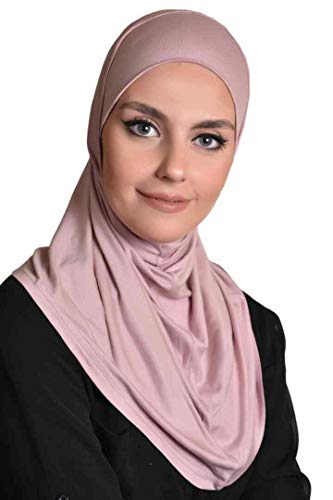 Hijab Al Amira 2 pcs - Al Amira 2 pcs Hijab Underscarf, Bandana - Hijab Accessories - color: Dusty Rose