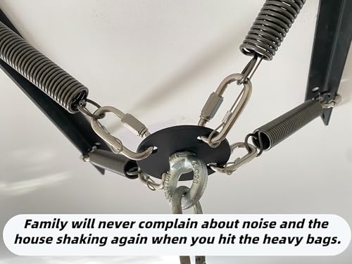 Heavy Bag Hanger Noise and Vibration Dampening Design Ceiling or Open Floor Joist Mount for Heavy Punching Bags - color: B.From 120 LBS to 200 LBS
