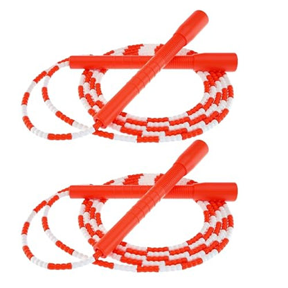 YUEDONG Soft Beaded Jump Rope for Teens & Adults, World Champion Luke Boon Collaboration, Adjustable Freestyle Jump Rope with 20cm Long Handles, Tangle-Free TPU Beads for Rhythm Training, Fitness Workout & Tricks | Luke Boon collaboration, soft TPU beads,