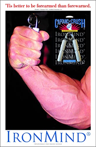 IronMind Captains of Crush Gripper | The Fastest Way to the Strongest Grip | The Gold Standard of Grippers | The Single Best Hand Strength Training Tool You Can Buy | Made in the USA - size: 4. Point Five (120 lb)