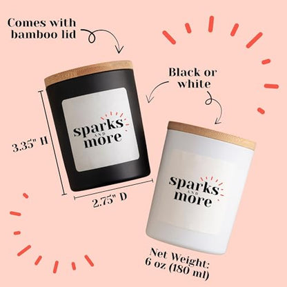 Eid Mubarak Scented Candle Gift | Islamic Celebration Candle with Gift Box and Mini Matches-White/Unscented - color: White