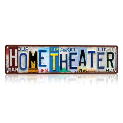 Vintage Home Theater Street Sign Wall Decor - color: St-B-03